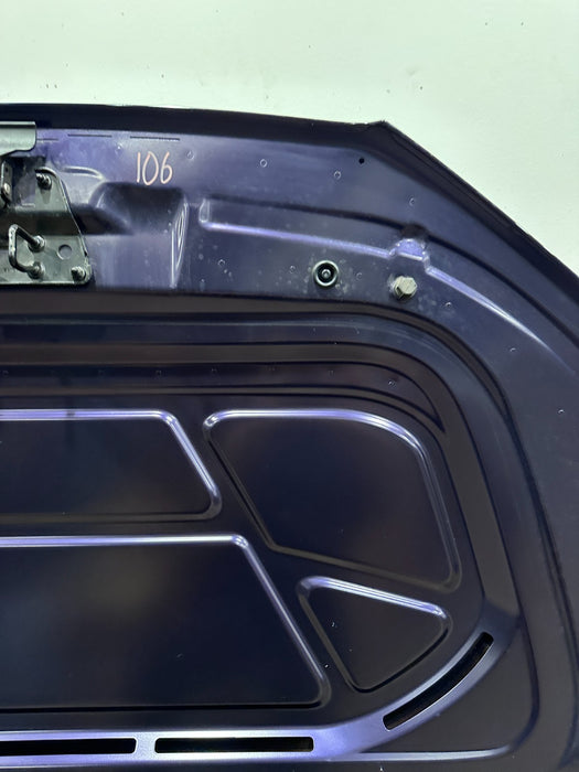 2014 AUDI R8 FRONT HOOD BONNET ASSEMBLY OEM GENUINE PURPLE