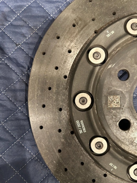 2021 AUDI R8 LEFT DRIVER CARBON CERAMIC BRAKE ROTOR OEM 4S0 615 602 A ~READ!!~