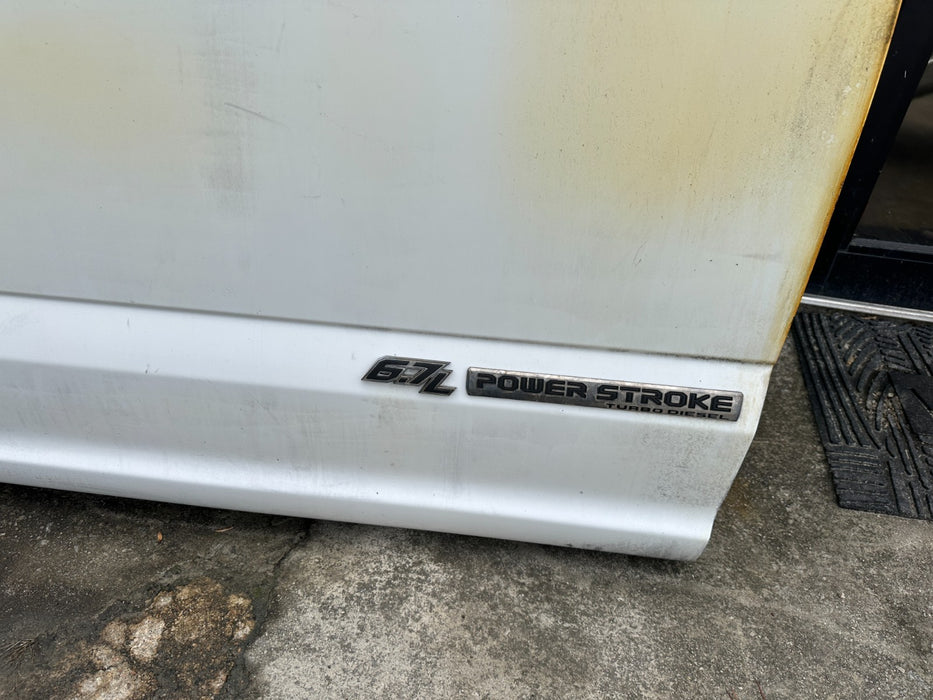 2020 FORD F250 F350 FRONT RIGHT DOOR SHELL OEM *HEAT FLAWS*