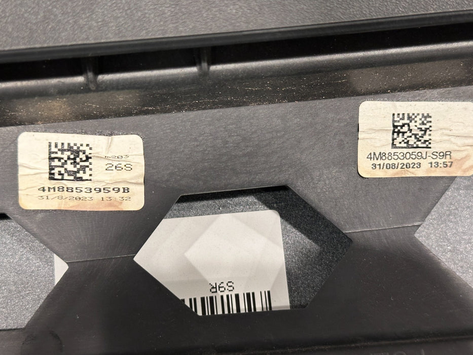 2020 AUDI RS Q8 FRONT LEFT LOWER DOOR MOLDING CARBON FIBER TRIM OEM 4M8 853 959