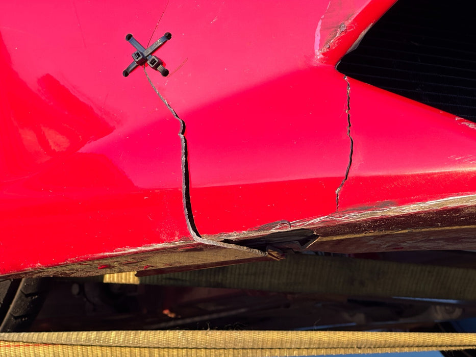 2015 2016 2017 2018 2019 LAMBORGHINI HURACAN LP 610 FRONT BUMPER COVER OEM RED