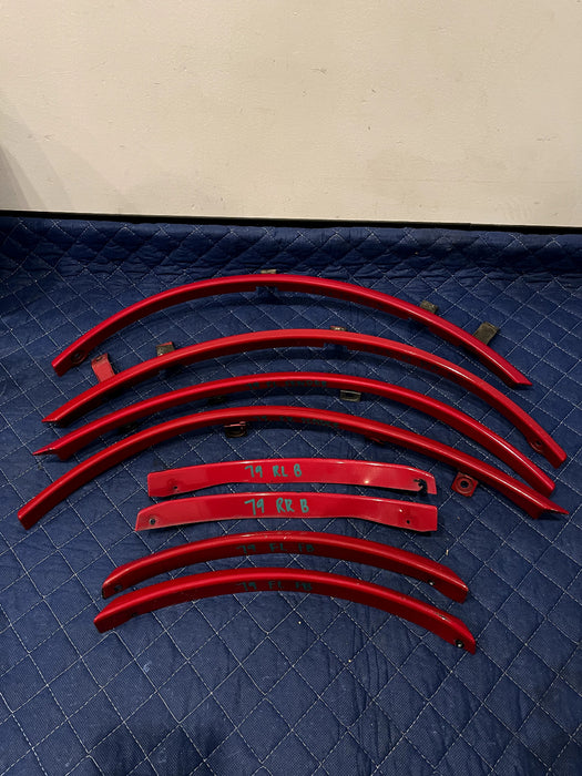 2017 NISSAN 370 NISMO FRONT REAR LEFT RIGHT FENDER FLARE TRIM SET OEM *READ DESC