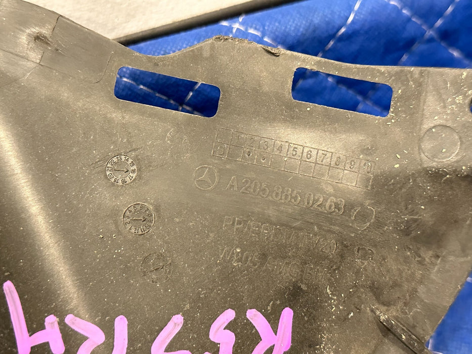 2017 MERCEDES-BENZ C63 AMG CONV FRONT BUMPER PASSENGER RIGHT SIDE AIR DUCT OEM