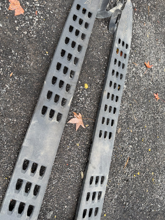 OEM Take Off Ford F150 RAPTOR 15-24 Black Running Boards CREW CAB W BRACKETS 40K