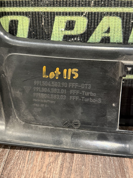 2014 PORSCHE 911 TURBO S 991 REAR ENGINE COOLING FAN ASSEMBLY OEM 99150458390