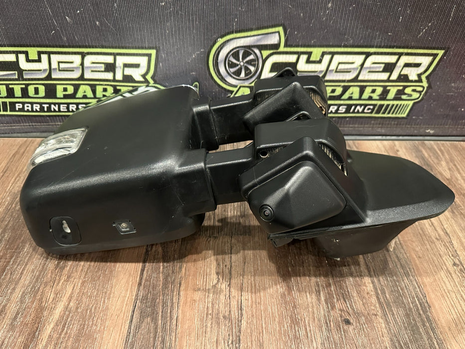 2023-2024 FORD F350 PASSENGER RIGHT CHROME CAP TOW MIRROR W CAMERA OEM