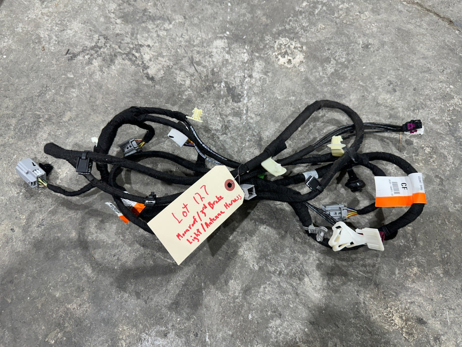 2023-2025 FORD F250 F350 F450 MOONROOF 3RD BRAKE LIGHT HARNESS OEM PC3T-14A411