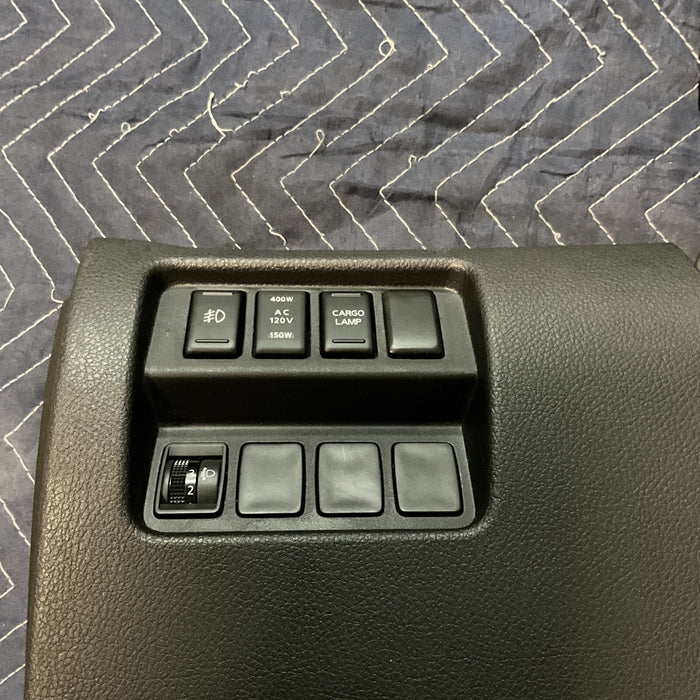 2016 NISSAN TITAN XD LOWER DASH KNEE PANEL TRIM W/ UNDER STEERING WHEEL TRIM