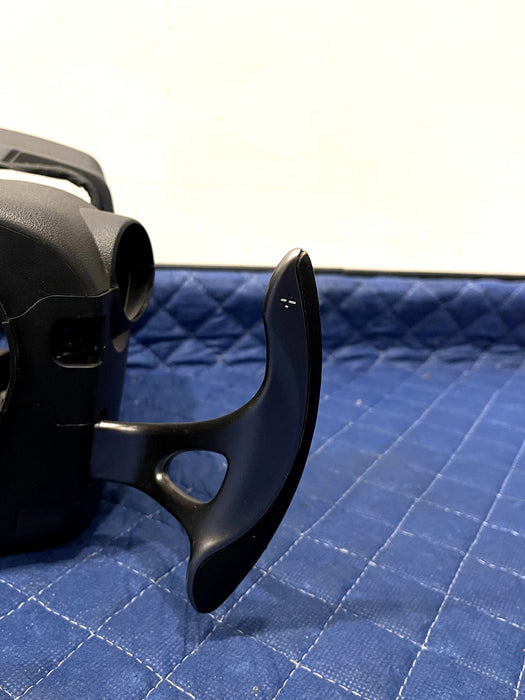 2017 NISSAN 370Z NISMO STEERING COLUMN COVER GUN METAL GRAY PADDLE SHIFTERS OEM