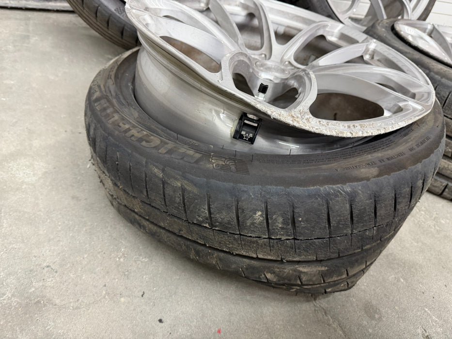 2024 BMW M3 G80 M4 G82 G8X BC FORGED WHEELS RIMS TIRES 5X112 *DAMAGE*