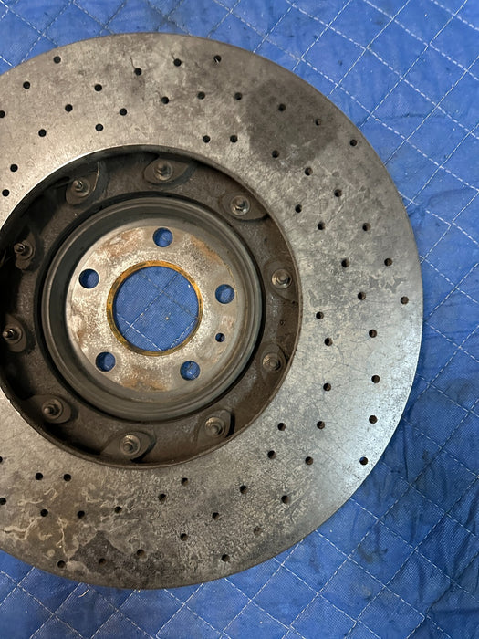 2017 2018 2020 2021 2022 2023 AUDI R8 PLUS FRONT RIGHT CARBON CERAMIC ROTOR OEM