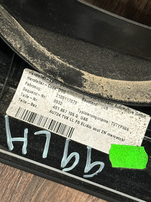 2021 AUDI R8 PLUS LEFT DRIVER ALCANTARA DOOR PANEL OEM 4S1 867 106 Q ~SCUFFS~