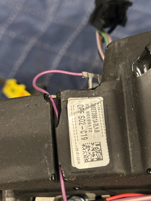 2018 FORD F250 KING RANCH STEERING WHEEL ASSEMBLY OEM ~ADAPTIVE FAULT~ 2017 2018