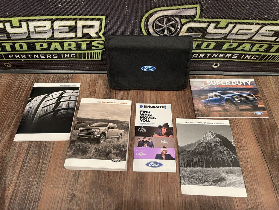 2020 FORD F250 F350 F450 SUPERDUTY OWNERS MANUAL OEM