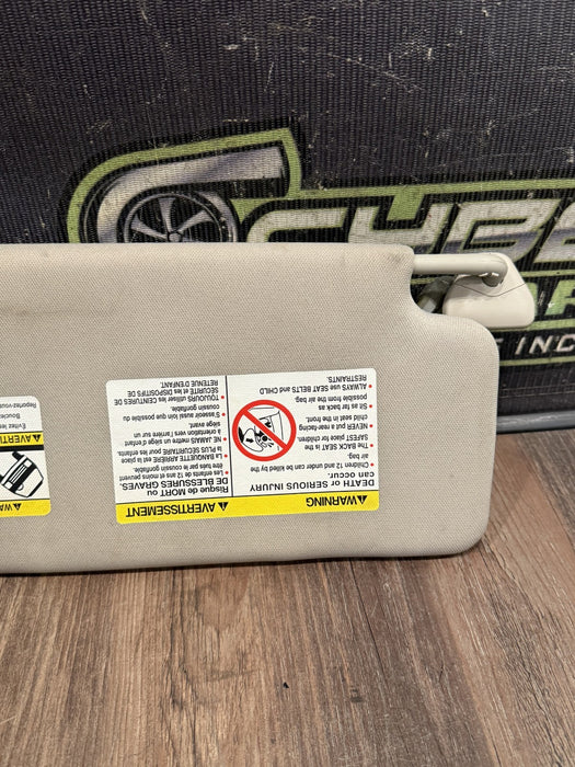 2017 NISSAN TITAN XD RESERVE FRONT LEFT RIGHT SUN VISORS OEM