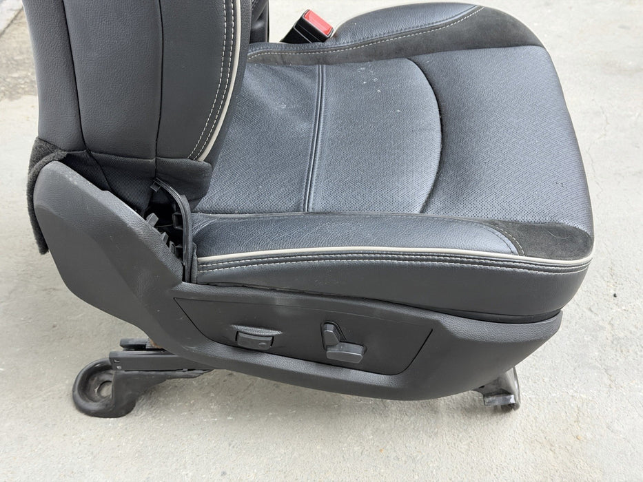 2019-2024 RAM 2500 3500 LARAMIE BLACK LEATHER HEATED COOLED PASSENGER SEAT OEM