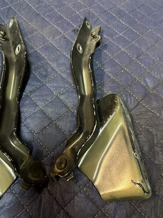 2016-2019 NISSAN TITAN XD LEFT RIGHT HOOD HINGE PAIR OEM