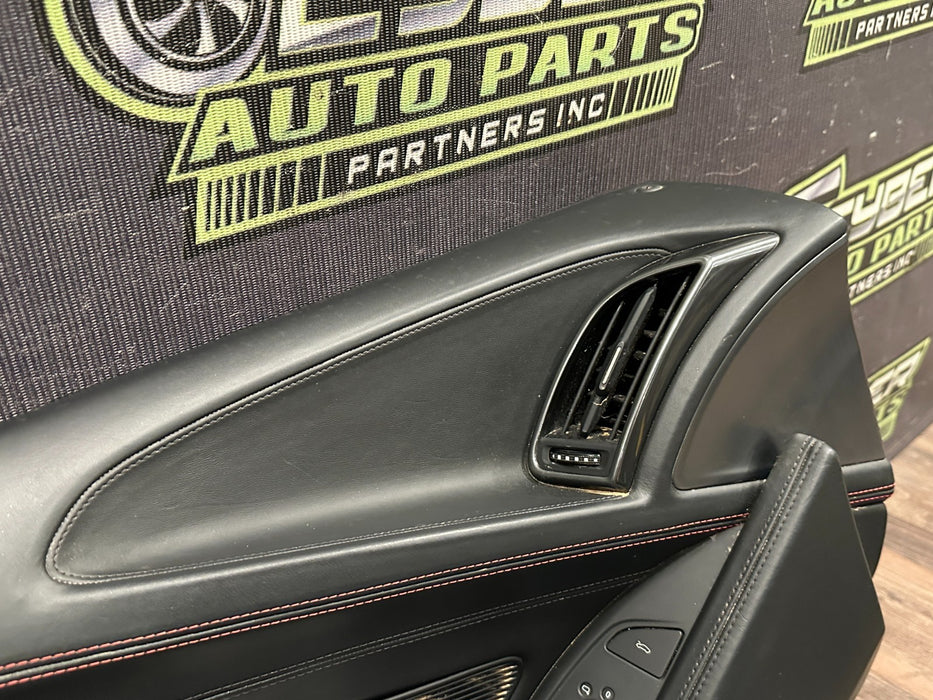 2017 AUDI R8 SPYDER LEFT DOOR PANEL OEM *WEAR 8-9*