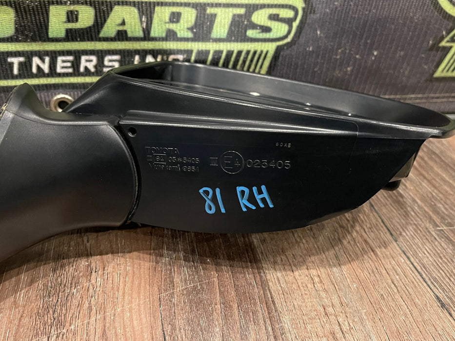 2014 TOYOTA PRIUS V PASSENGER RIGHT DOOR MIRROR W/ NO CAP COVER OEM