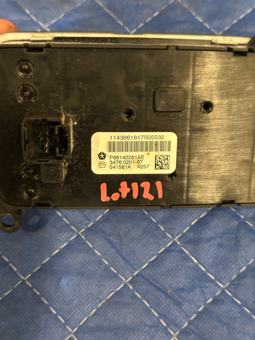 2015 DODGE RAM 2500 DASH TRANSFER CASE CONTROL SWITCH PANEL OEM 68142281AE