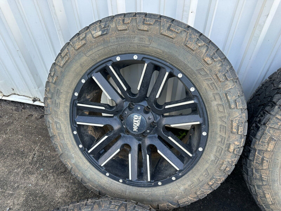 6x5.5 6X139.7 XD MOTO METAL 20X9 WHEELS ONLY RIMS ONLY TPMS INCLUDED