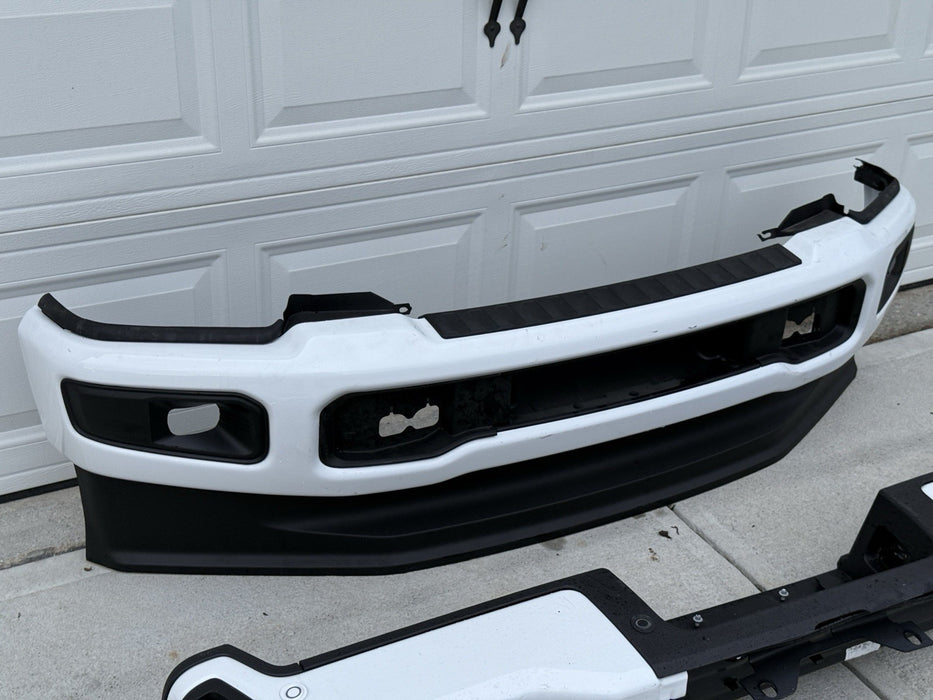 2023 2024 2025 FORD F250 F350 FRONT REAR BUMPERS OXFORD WHITE OEM GENUINE