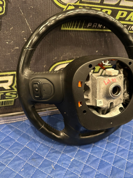 2021 RAM 2500 LARAMIE BLACK LEATHER HEATED STEERING WHEEL OEM