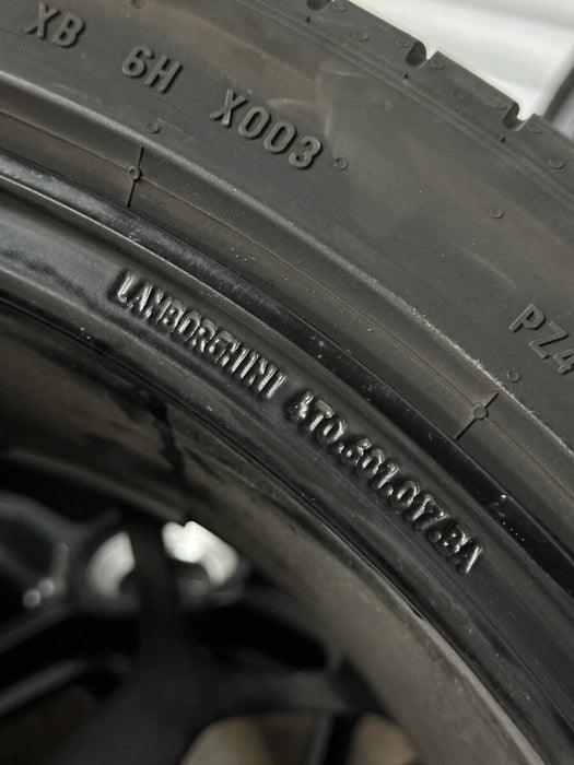 LAMBORGHINI HURACAN EVO CENTER LOCK FRONT REAR WHEELS RIMS 4T0601017AT ~SCUFFS~