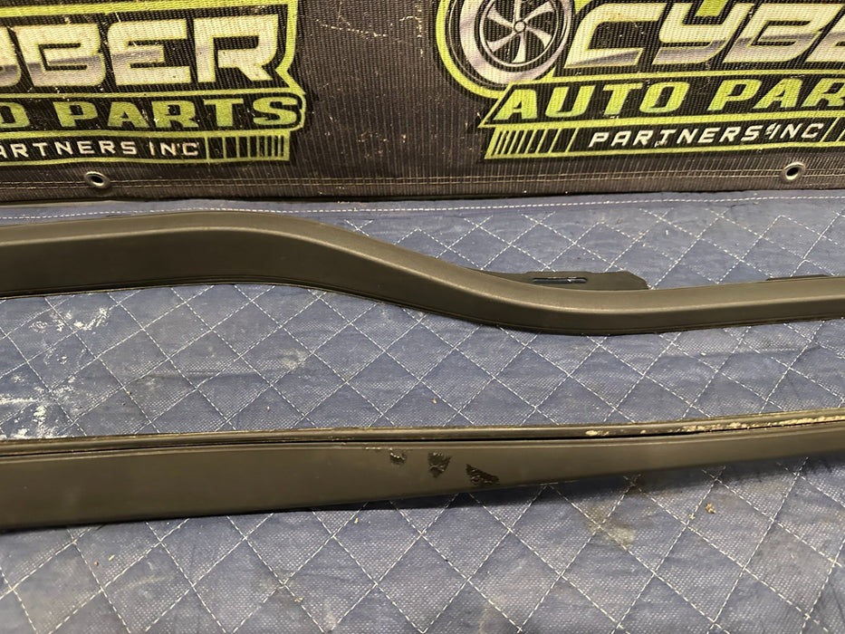 2019 FORD F150 3.5L RAPTOR FRONT REAR WINDOW BELT TRIM MOLDING SET OEM