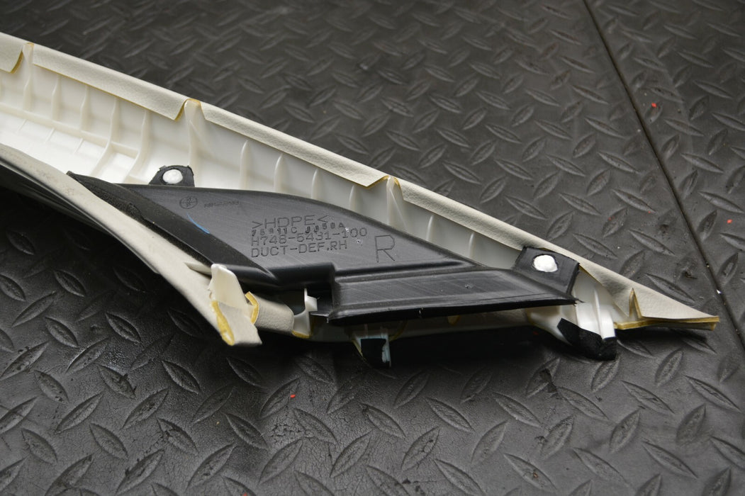 2009 INFINITI G37 CONVERTIBLE RH PASSENGER A PILLAR TRIM OEM 09-15 Q60