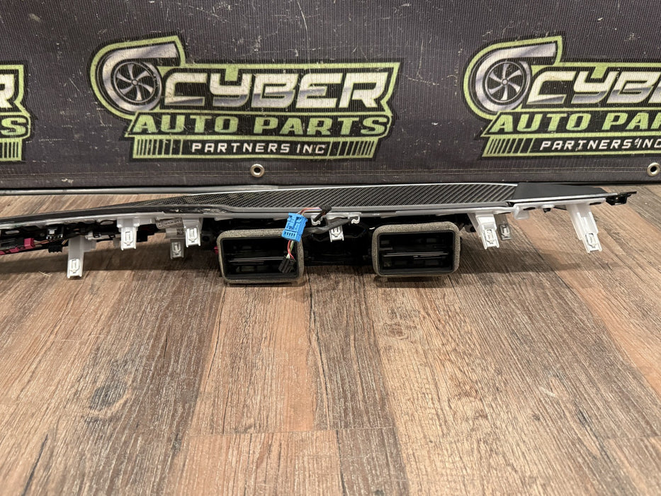 2024 BMW M3 M4 G80 G82 CARBON FIBER DASH AIR VENT SHIFTER BEZEL CONSOLE STORAGE