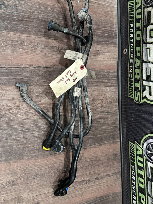 2020 FORD F450 LONG BED 6.7 DIESEL FUEL LINES HOSE TUBES (4PC) 48 GALLON OEM