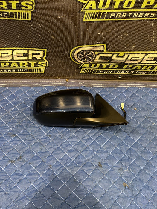 2013 NISSAN 370Z PASSENGER RIGHT MIRROR BLUE OEM