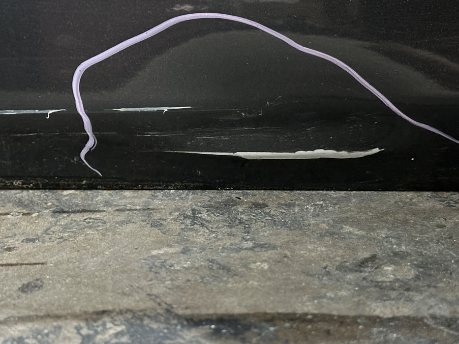 2011 BMW 550i F10 5 SERIES FRONT LEFT DOOR GRAPHITE METALLIC (A90)~MINOR DENT~