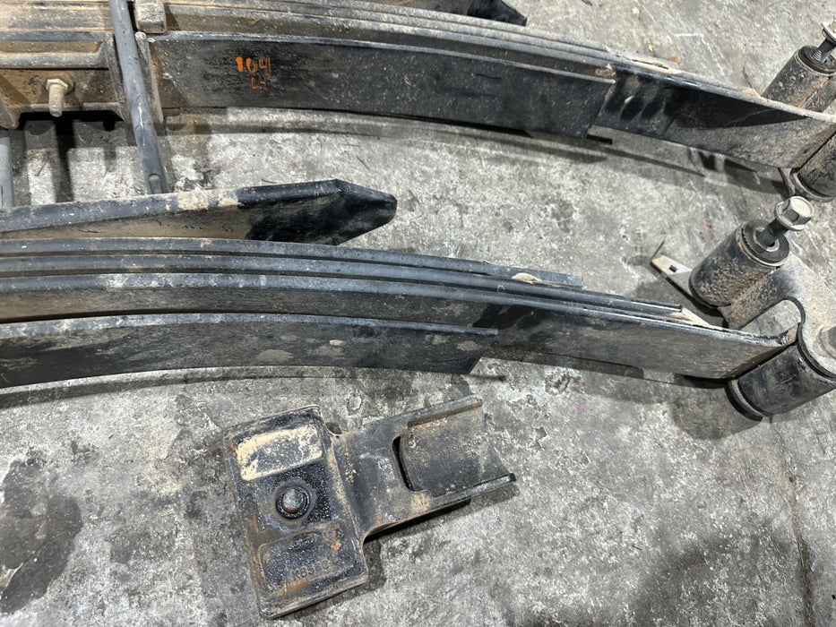 2024 FORD F350 REAR LEFT RIGHT LEAF SPRINGS W/SPACERS OEM HC3C5A975NH HC3C 5A975
