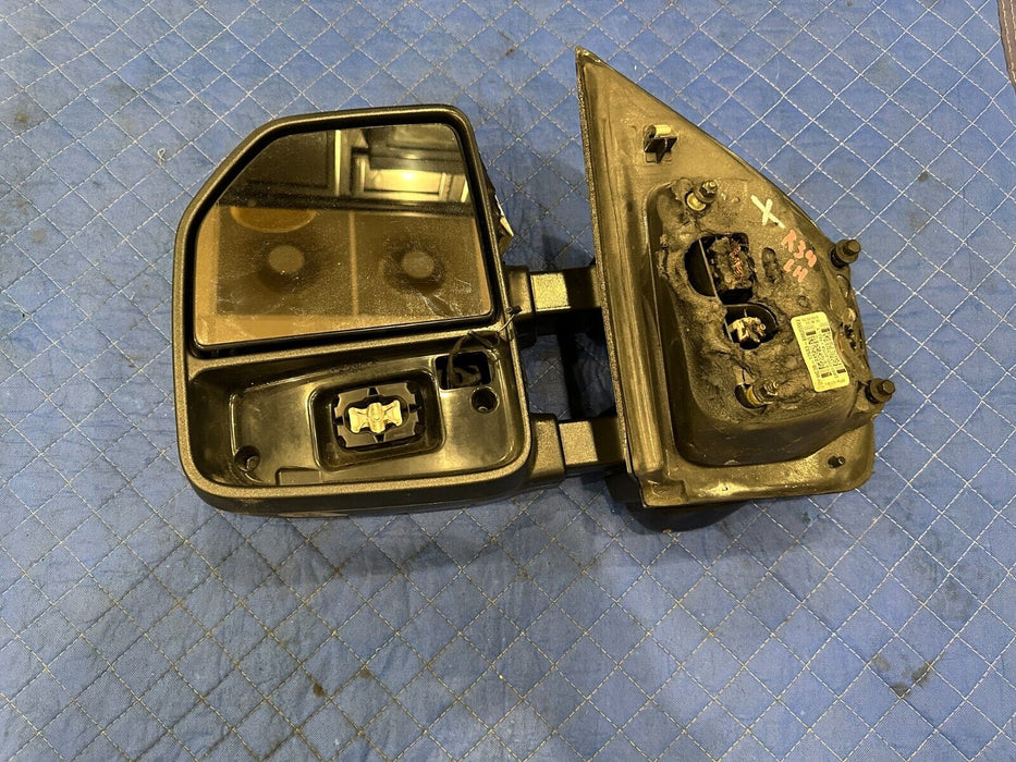 2017-2022 FORD F250 F350 F450 DRIVER LEFT TOW MIRROR OEM ~FIRE DAMAGE~
