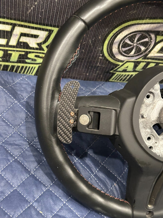 2020 BMW M4 F82 STEERING WHEEL CARBON FIBER PADDLE SHIFTER OEM