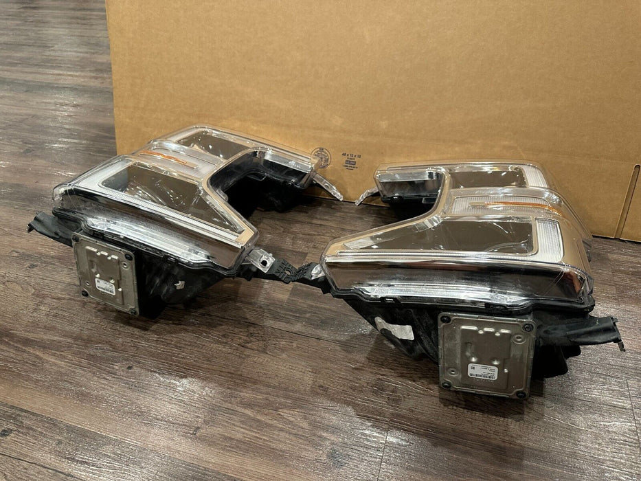 2020 2021 2022 FORD F250 F350 F450 PLATINUM LED HEADLIGHT PAIR LEFT RIGHT OEM