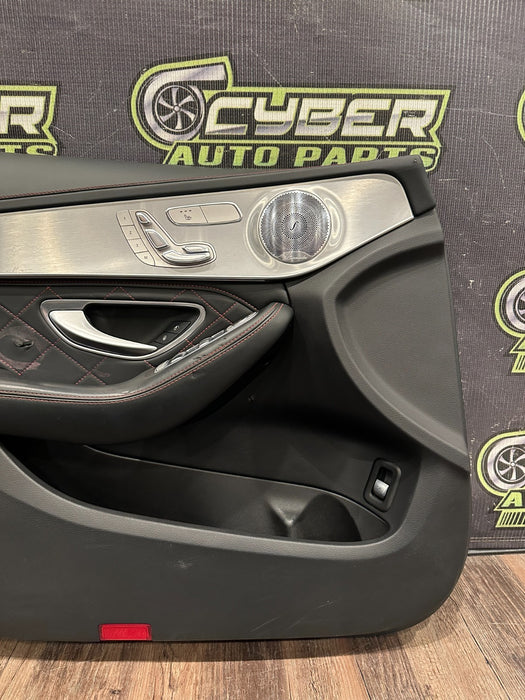 2015 MERCEDES C63S AMG EDITION 1 SEDAN W205 FRONT LEFT DOOR PANEL OEM *WEAR 6-12
