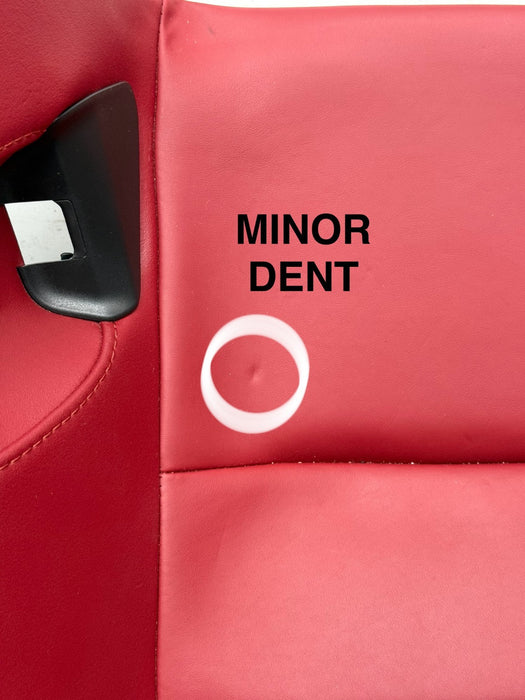 2014 PORSCHE 911 TURBO S 991 REAR SEATS RED OEM GENUINE