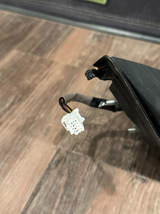 2010 NISSAN 370Z DRIVER LEFT DOOR MIRROR BLACK CHEERY (NAG) OEM