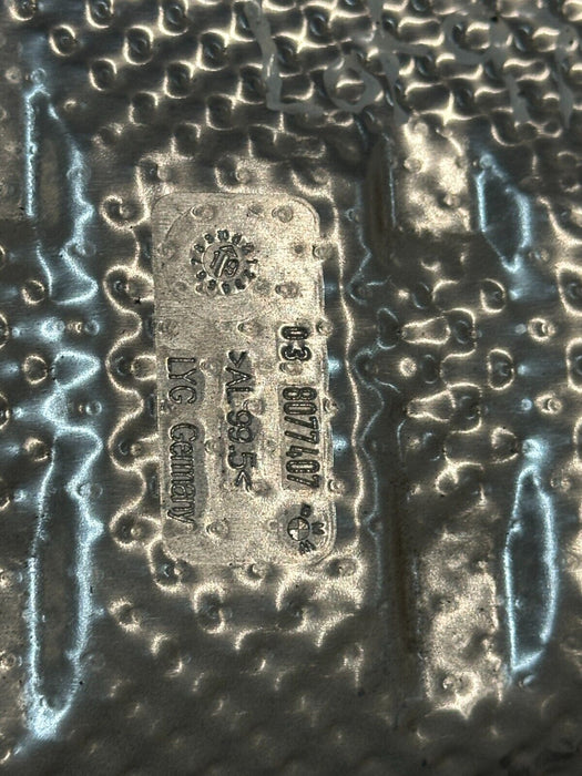 2020 BMW M4 F82 EXHAUST HEAT INSULATION SHIELD COVER OEM 03 8077407 8077407