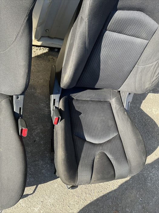 2014 NISSAN 370Z BASE CLOTH SEATS DRIVER PASSENGER PAIR OEM 2009-2020