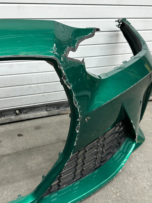 2024 BMW M3 M4 G80 G82 FRONT BUMPER OEMISLE OF MAN GREEN C4G *FLAWS 4-17, 19-21*
