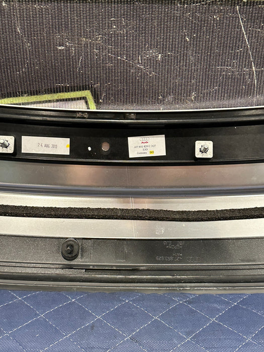 2014 AUDI R8 SPYDER HEADER ROOF OPENING TRIM OEM 427 853 829 C