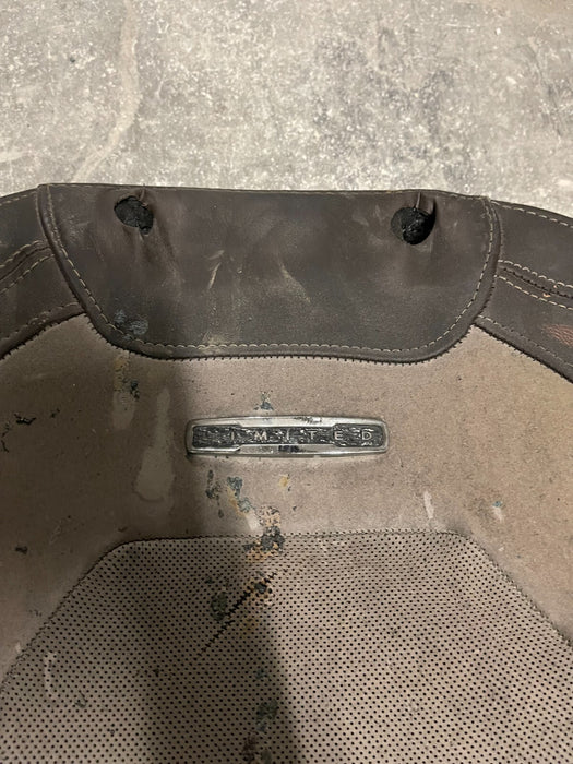 2018-2022 FORD F250 F350 F450 LIMITED PASSENGER SEAT BACK ONLY *BURN DAMAGE* OEM