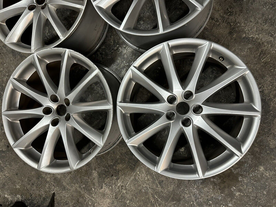 2010-2019 Jaguar XJ FRONT REAR RIMS WHEELS SET(4) MINOR CURBRASH 19X9 19X10