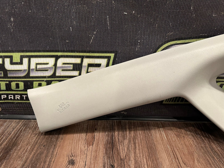 2014 TOYOTA PRIUS V FRONT DRIVER LEFT GRAY A PILLAR TRIM PANEL OEM 62212-47120