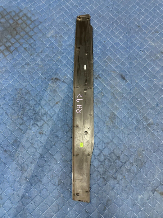 2014 AUDI R8 FRONT PASSENGER RIGHT KICK SCUFF SILL PLATE OEM