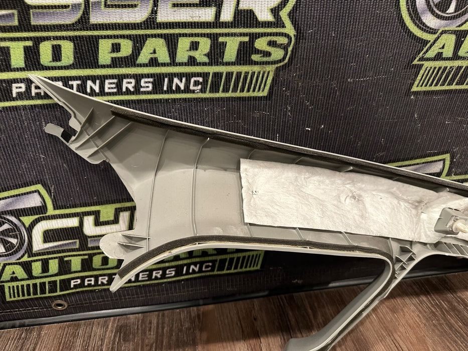 2014 TOYOTA PRIUS V FRONT DRIVER LEFT GRAY A PILLAR TRIM PANEL OEM 62212-47120